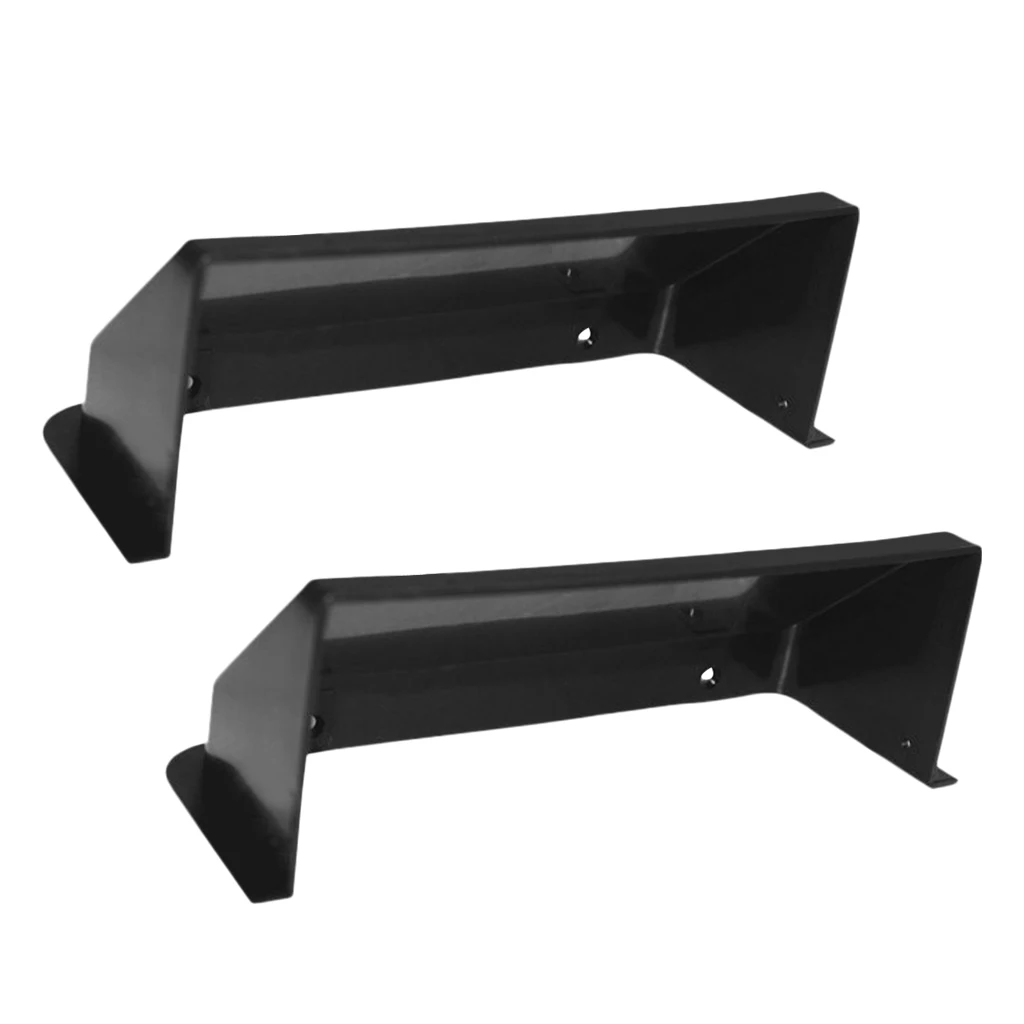 Pack of 2 Black Plastic Foosball Ball Collecting Box Foosball Ball Stopper Table Football Goal Gate