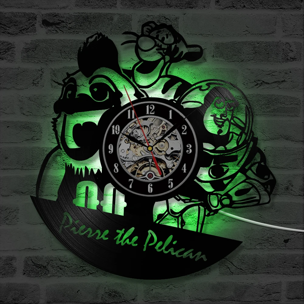 Creative Toy Story Buzz Lightyear Vinyl Record Clock Cute Cartoon