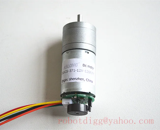 R34-126RPM 371 мотор-редуктор с кодером используется для роботов-автомобилей дешевые