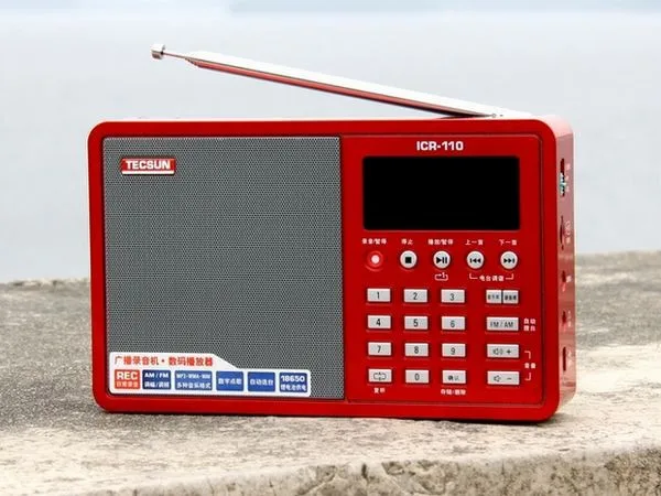 TECSUN ICR-110 радио FM/AM TF карта MP3 плеер рекордер радио(обновленная версия ICR-100