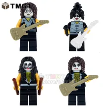 TMGT строительный блок 80 шт./лот WM6022 хард-рок группа Kiss Пол Стэнли томайер Эрика певица Генные симмоны Подарочные игрушки