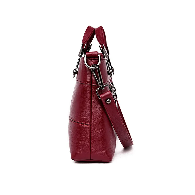 Роскошная женская кожаная сумка, сумки через плечо для женщин, дизайнерские сумки высокого качества, новая сумка через плечо, дамские ручные сумки