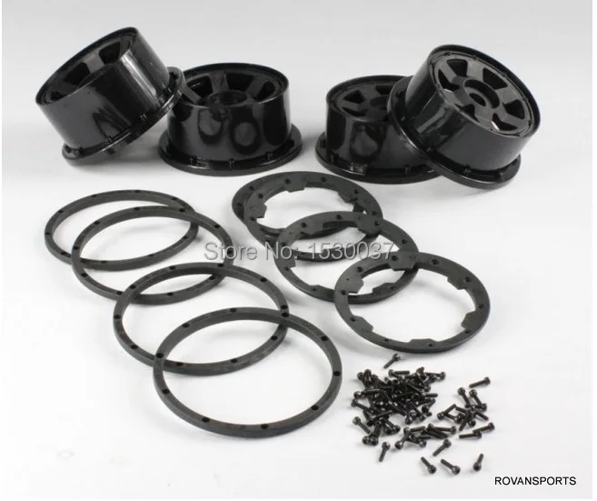 

The Second Generation high strength nylon wheel hub x 4pcs/set for 1/5 scale HPI Rovan Baja 5B truck