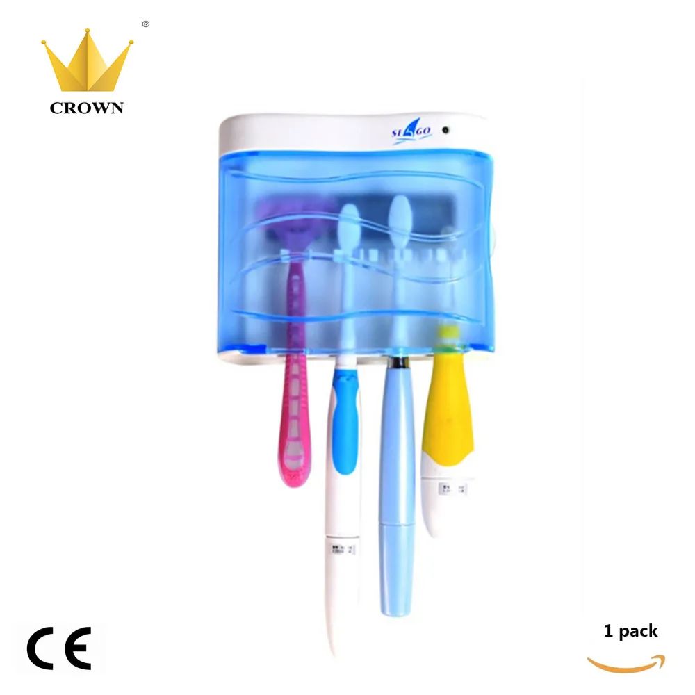 

1BOX/lot UV Box Toothbrush Sanitizer Sterilization Holder Cleaner Home Health Dental Care Toothbrush Sterilize Storage