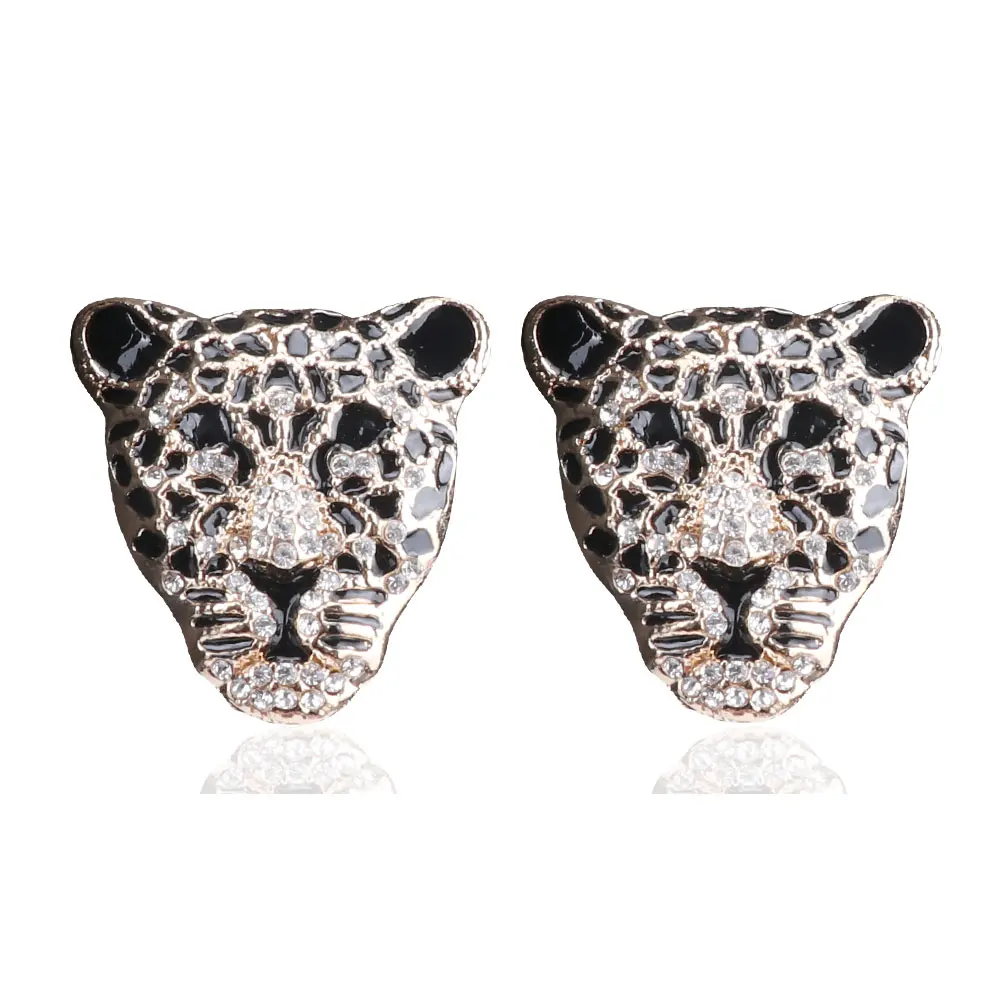 Leopard stud earrings Clearance