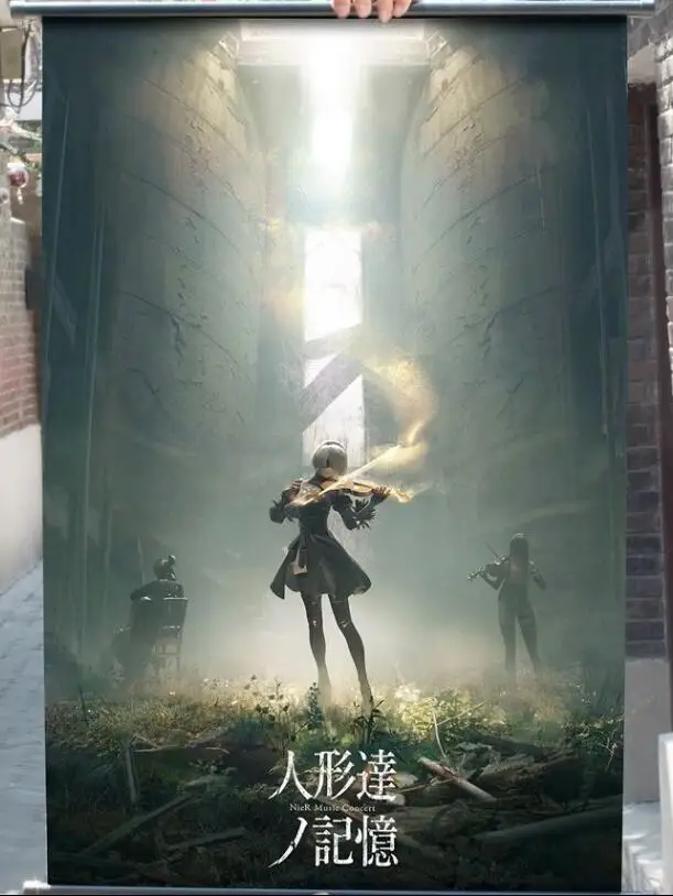 

Home Decoration Decorative poster Japanese cartoon Anime Poster NieR:Automata YoRHa No. 2 Type B Wall Scroll 24*36inch