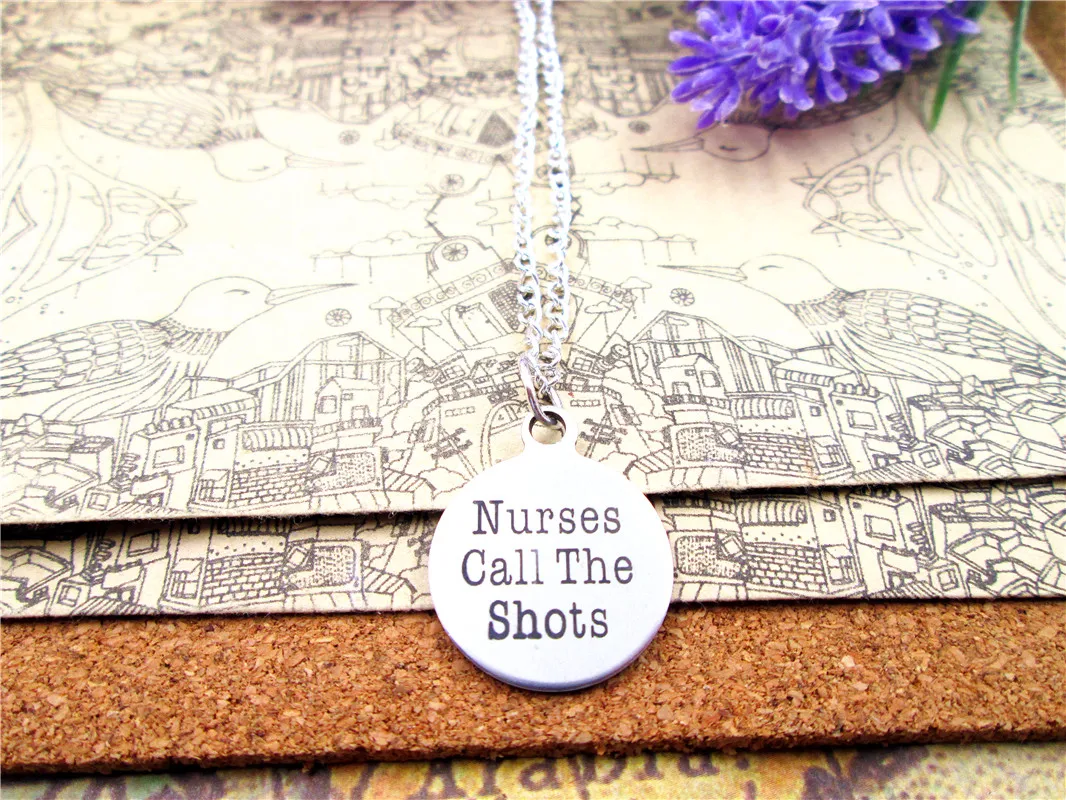 3 шт./лот модное ожерелье из нержавеющей стали &quotмедсестры вызов кадры&quot