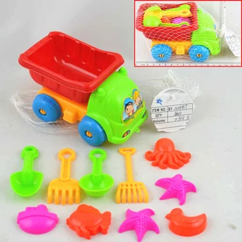 

11pcs Summer Beach Sand Play Toys Sand Water Toys Kids Children Seaside Bucket Shovel Rake Kit Pools & Water Fun
