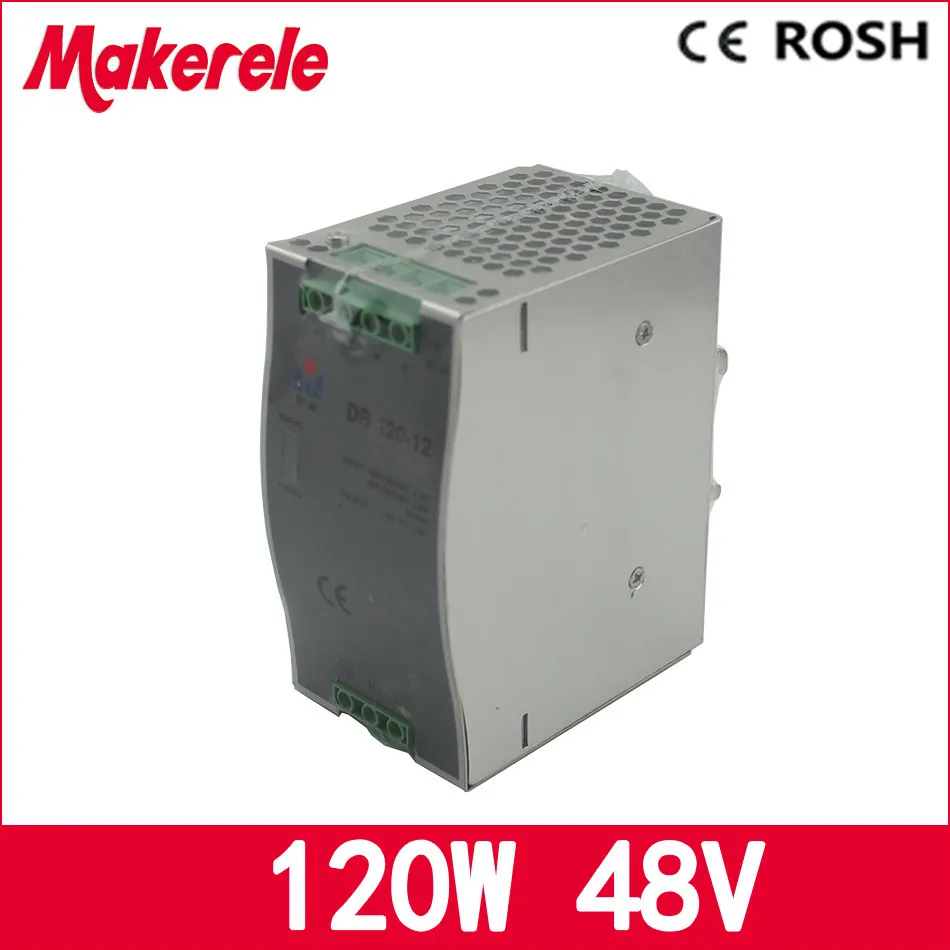 

manucturer direct sale 120w 48v 2.5a DR-120-48 LED CE ROHS Approval Constant Voltage AC/DC Switching Power Supply from China