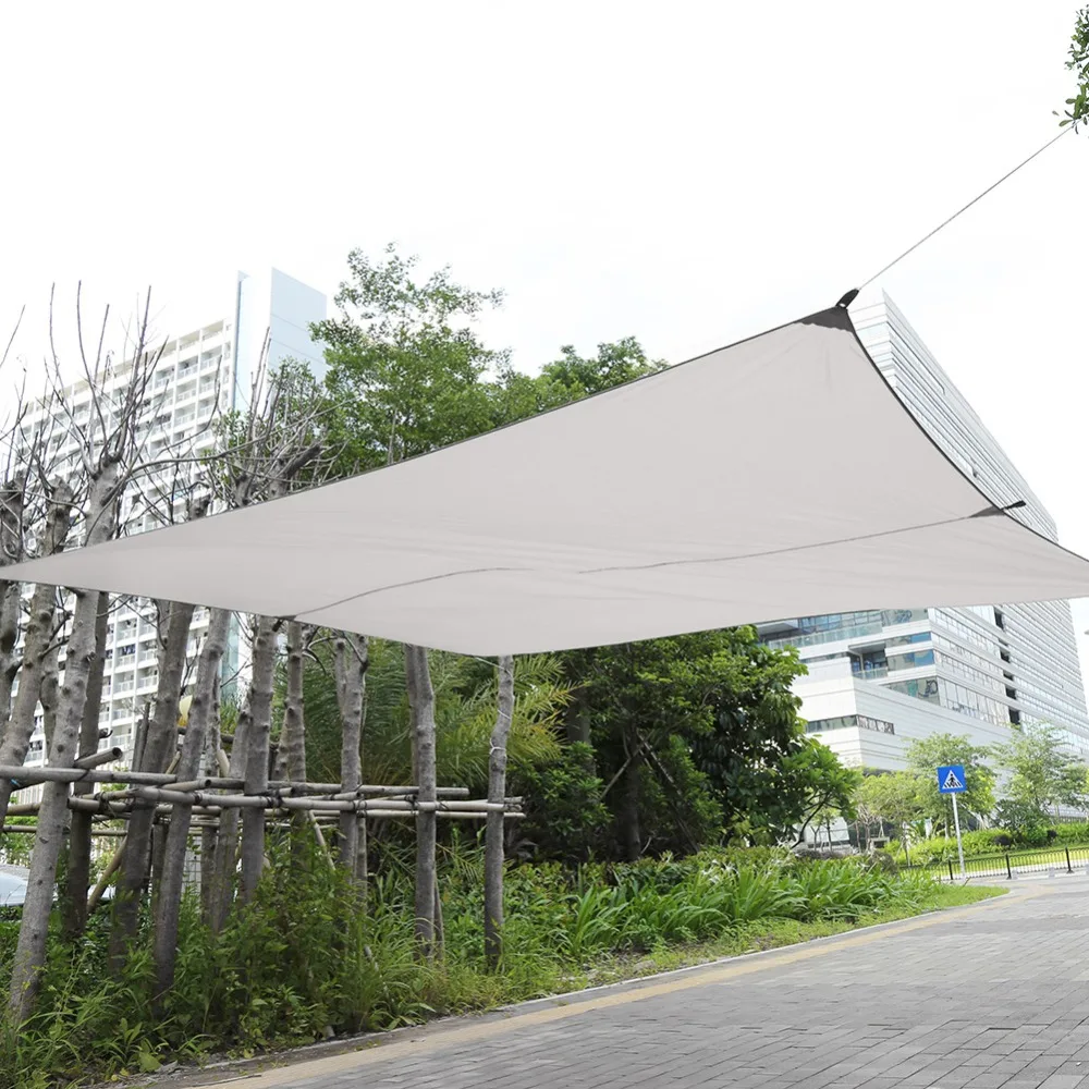 

5M Outdoor Sun Shelter Waterproof Awning Rectangle Tent Canopy Garden Beach Picnic Camp Shade Tarp Travel Awning Sunshade Gazebo