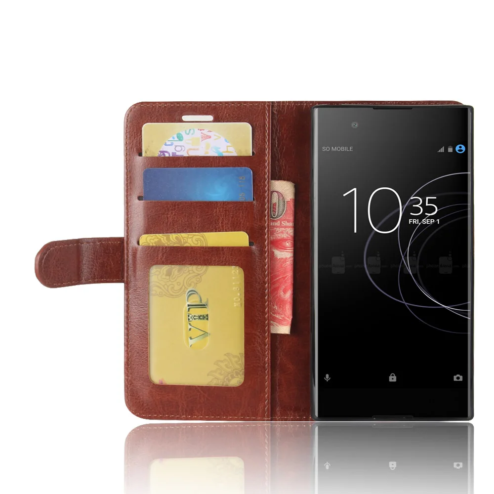 Чехол книжка из искусственной кожи для Sony Xperia XA1 Plus/XA1 Plus Dual G3421 G3423 SM11L G3412 G3416