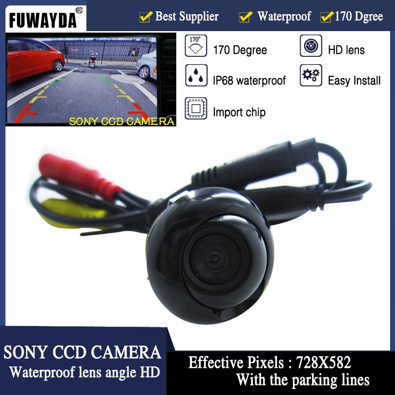 

FUWAYDA Free Shipping !!! SONY CCD Chip Sensor 360 Degree Rear Reverse /Front/ Side View Car Vehicle SUV MPV Camera Universal HD