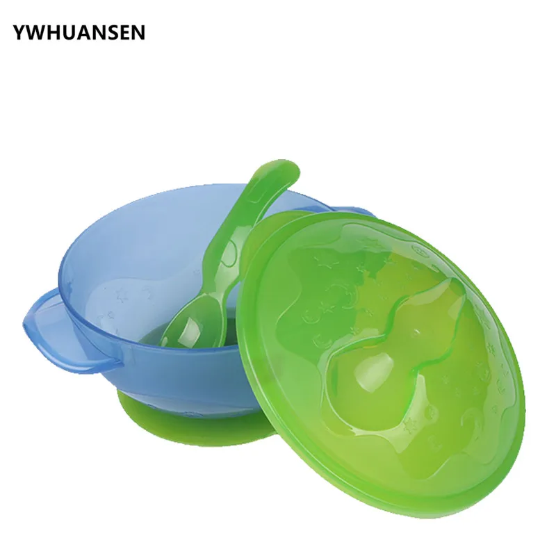 YWHUANSEN Stay Put Suction Bowl &Spoon Set Baby Food Children's Tableware Feeding Utensils Baby Dish For Kid BPA Free Dinnerware YWHUANSEN Stay Put Suction Bowl &Spoon Set Baby Food Children's Tableware Feeding Utensils Baby Dish For Kid BPA Free Dinnerware