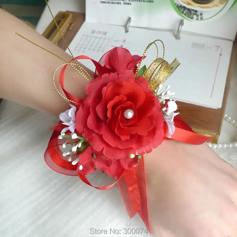 Red rose flowers for wedding decoration