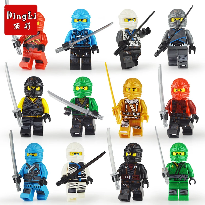 

12pcs/lot Legoing Marvel Christmas Halloween Festival Gift Ninjagoed Building Blocks Compatible With LePINE Figures Mini Toys