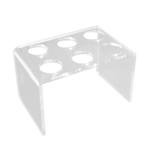 

6 Holes Acrylic Stand Holder Ice Cream Crisp tube Cone Holder