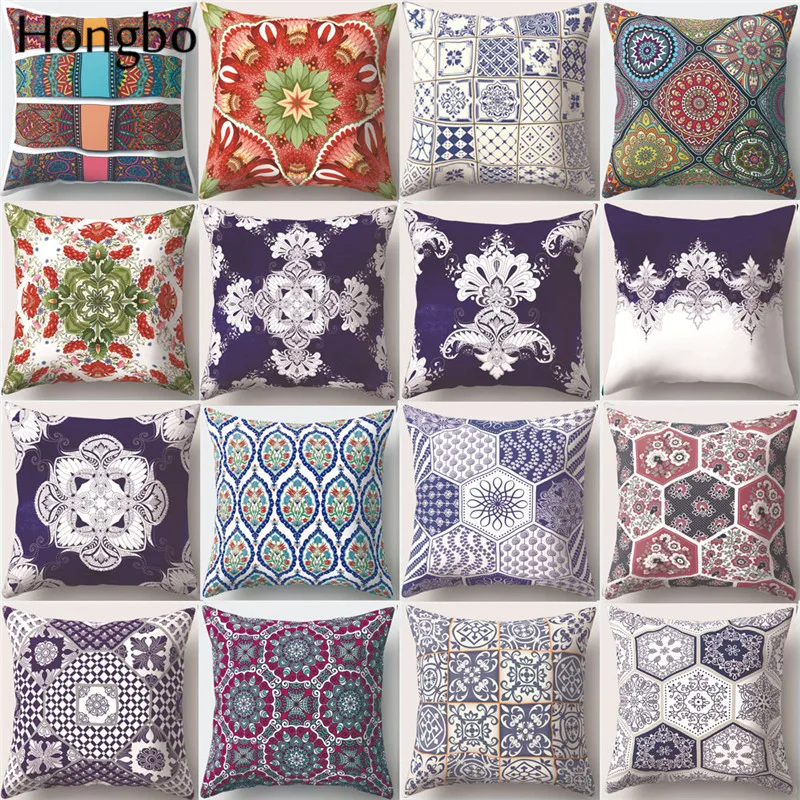

Hongbo National Bohemia Style Cushion Cover Decorative Pillow For Car Covers Geometric Patterns Pillow Case Home Decor Pillowcas