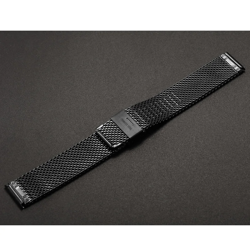 Ремешок для часов Tissot Casio Omega металлический браслет из нержавеющей стали черного