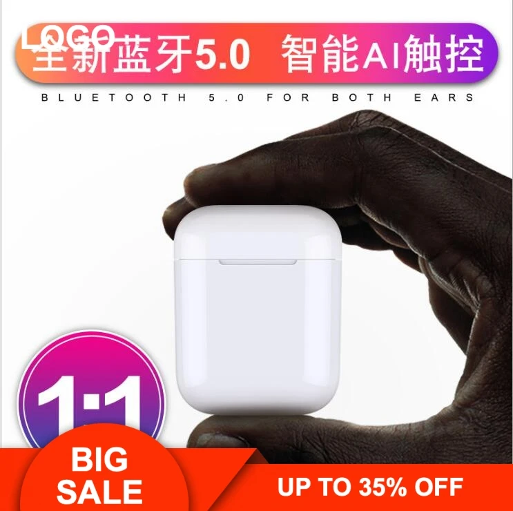 

Genuine New Wireless Bluetooth earphone 1:1 Size Earphone For iPhone Pad Mac Watch with Animated popup Windows