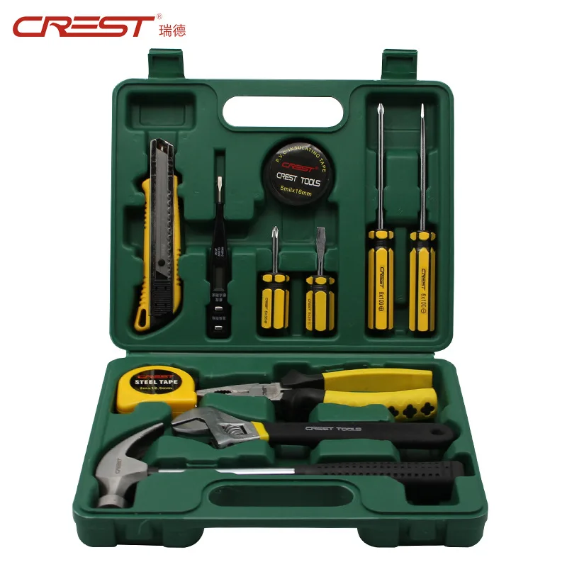 Hardware tools combination 24*15.5*5.5cm household maintenance tools, carbon steel manual toolbox Tool Kit For Car Hardware tools combination 24*15.5*5.5cm household maintenance tools, carbon steel manual toolbox Tool Kit For Car