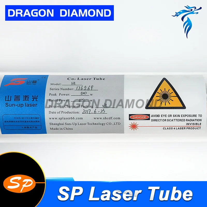 Good Quality SP 100W Co2 laser tube from Co2 Laser engraver Machine