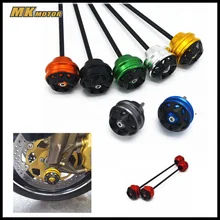 GSX-S750 Front & Rear Axle Fork Sliders Crash Protector Motorcycle For GSX-S 750 GSXS 750 2017-2018 цена GSX-S750 Front & Rear Axle Fork Sliders Crash Protector Motorcycle For GSX-S 750 GSXS 750 2017-2018 цены онлайн