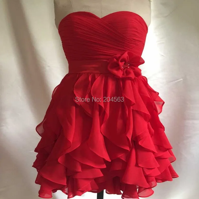 

2018 Best Selling Charming Sweetheart Short Bridesmaid Dresses All size/color
