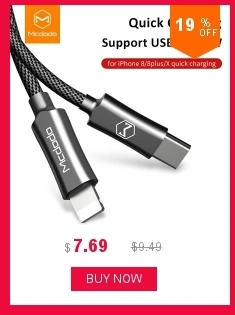 Mcdodo Lightning/USB кабель джинсовый ковбойский стиль кабель для передачи данных для iPhone 7 Plus 8 6 6s 5S iPad Mini Быстрая зарядка для iPhone кабель