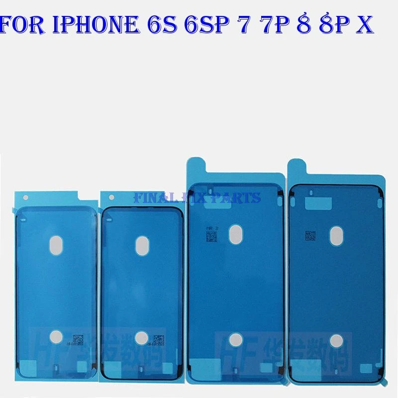 2 шт. для iPhone X 6S 6SP 7 7P 8 8P Plus водонепроницаемый клей Корпус рамка водостойкий стикер