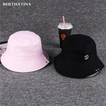 BERTHATINA шляпа Для мужчин летний корейский шляпа диких Вышивка S Hat Утюг кольцо рыбак шляпа женский праздник путешествия солнце шапки