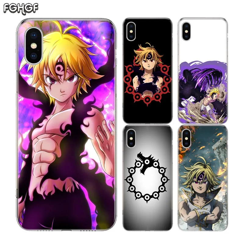 Nanatsu no Taizai Seven Deadly Silicone Phone Back Case For Apple iPhone 6 6S 7 8 Plus + X 10 Ten XS MAX XR 5 5S SE Heart Cover |