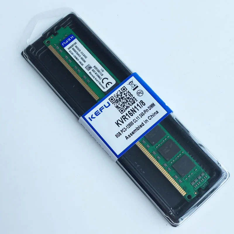 Новые 8 ГБ DDR3 PC3-12800 1600 мГц Desktop памяти Оперативная Память DIMM 240-Pin 8 г 1600 мГц низкой плотности CL11 Non-ECC Бесплатная доставка