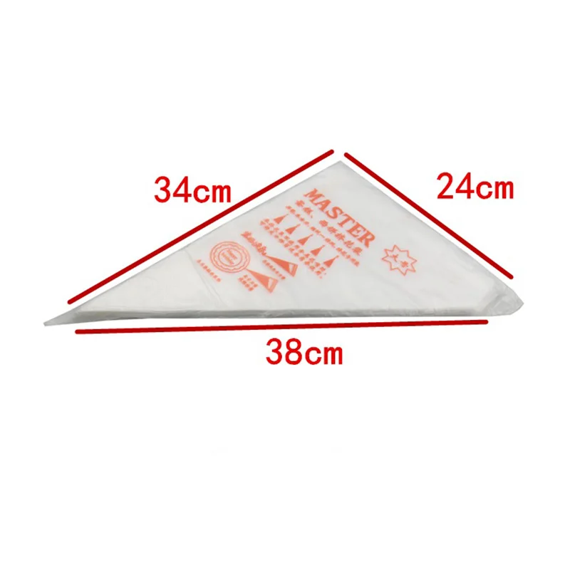 100Pcsset Food Grade Big Size Pastry Bag Stainless Steel Nozzle Icing Piping Baking Cream Cake Tool DIY Kitchen Cake Decoration (6)