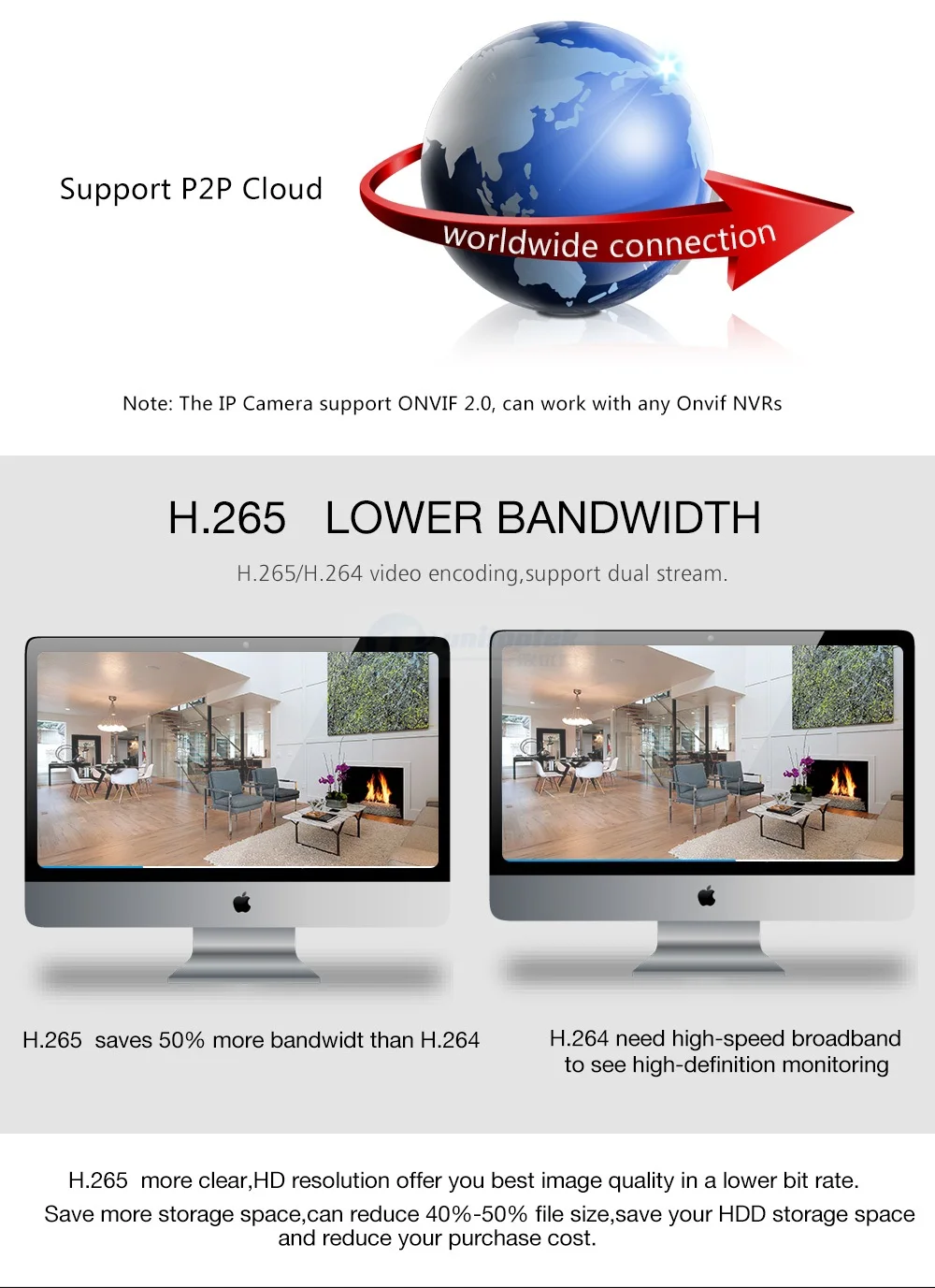 H.265 POE CCTV NVR комплект с 4 шт. 4MP IP камера Открытый HI3516D водонепроницаемый безопасности видео камера системы наблюдения приложение XMEye