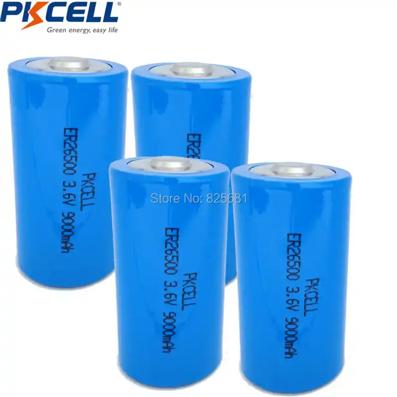 6Pcs PKCELL C LR14 Battery AM2 CMN1400 E93 Super Alkaline Batteries 1