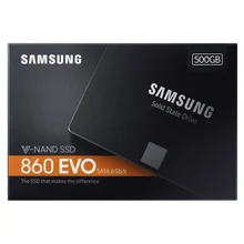 SAMSUNG MZ-76E500 SSD 1 ТБ SSD жесткий диск 860 EVO 2,5 дюймов SATAIII 500 Гб Внутренний твердотельный диск SATA3 ноутбук Настольный ПК