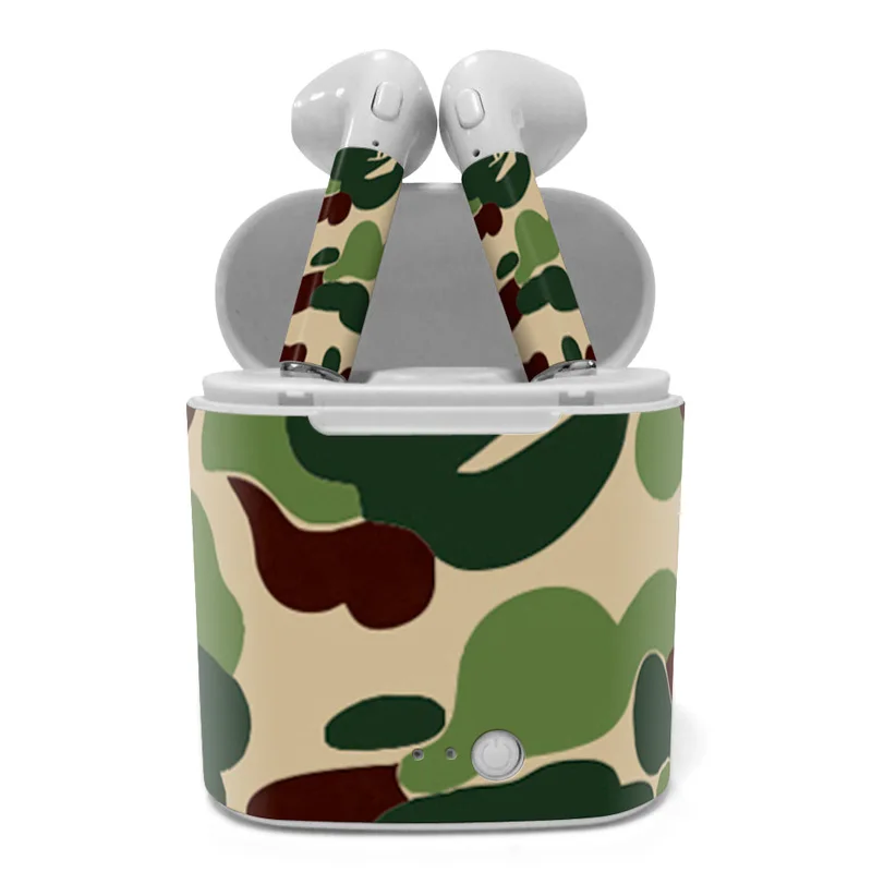TN-i7STWS-0283 Камуфляжный дизайн для i7 TWS Twins, беспроводные наушники, гарнитура, наушники для Iphone, серия, кожа, наклейка, покрытие, полное тело - Цвет: TN-i7STWS-0283
