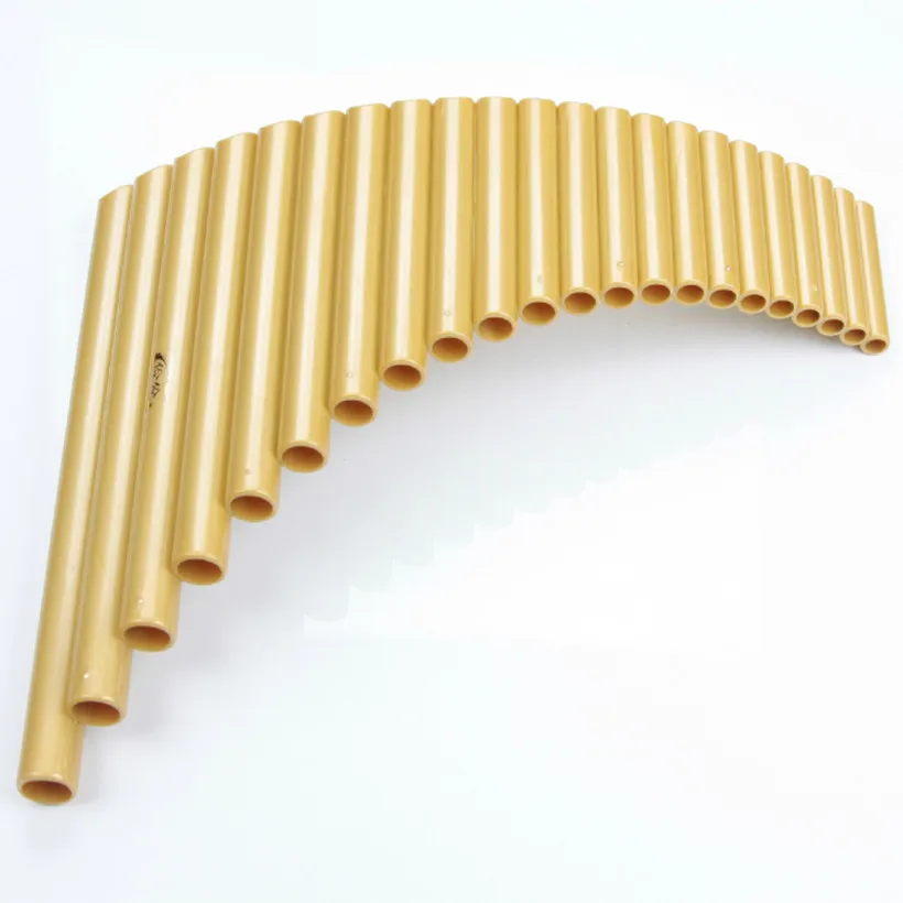 

UU Panflute 22 трубы ABS пластиковые Panpipe G Key Pan Flute ручной работы фольклорные Музыкальные инструменты золотого и белого цвета