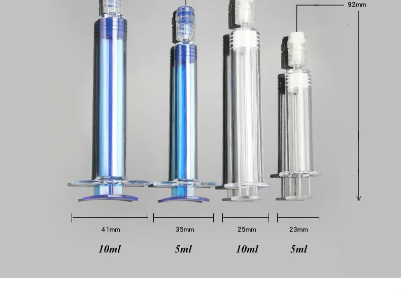 100 шт. 5 мл 10 мл косметический шприц для введения гиалуроновой кислоты пустая трубка одноразовые пластиковые коллагеновая эссенция наполнение бутылки