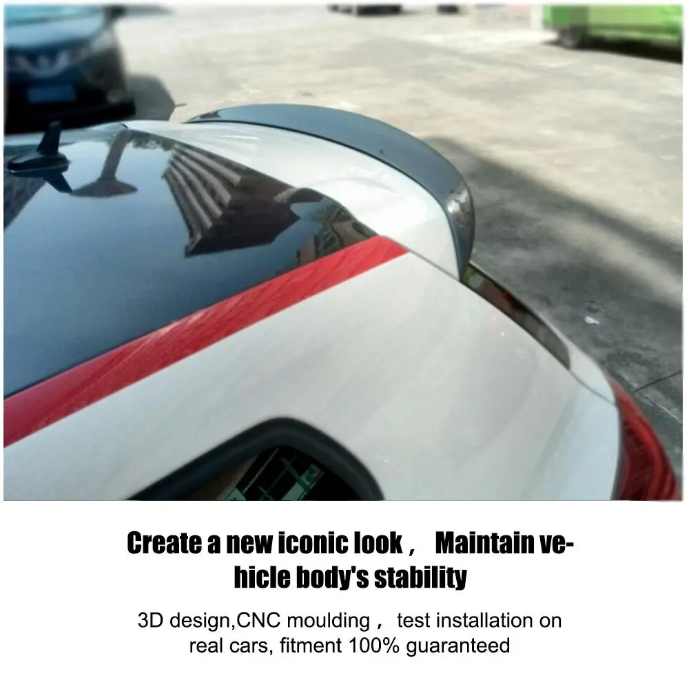 Углеродное волокно задний спойлер на крыше крыло для Volkswagen VW Scirocco R 2009-2013 Scirocco GTS 2013 автостайлинг