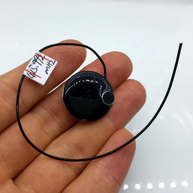 2032 botão uhf fm transmissor mini microfone