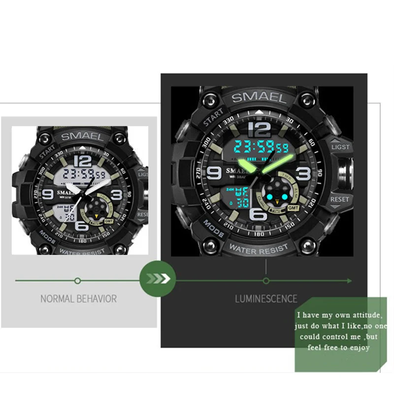 Модные часы Для мужчин G стиль спортивные часы Аналоговые Кварцевые светодиодный часы от известного бренда, Водонепроницаемый S шок армейские цифровые часы Montre Homme