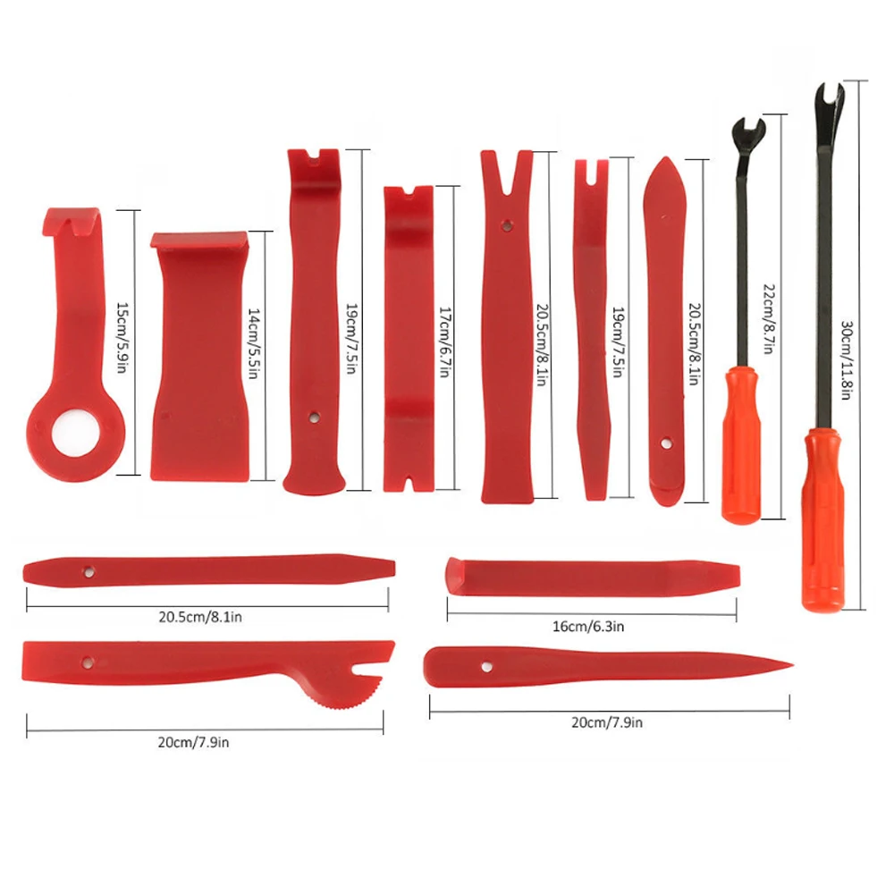 Tanie WHDZ tapicerka 13 sztuk samochodów drzwi Dash Audio narzędzie do zdejmowania radia Auto panel drzwi okno odlewnictwo zaczep mocujący narzędzie do usuwania wykończenia