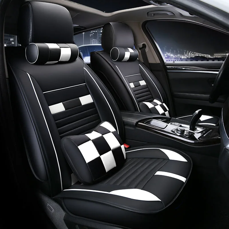 Universal car seat cover seats covers leather for Mercedes Benz GLC300