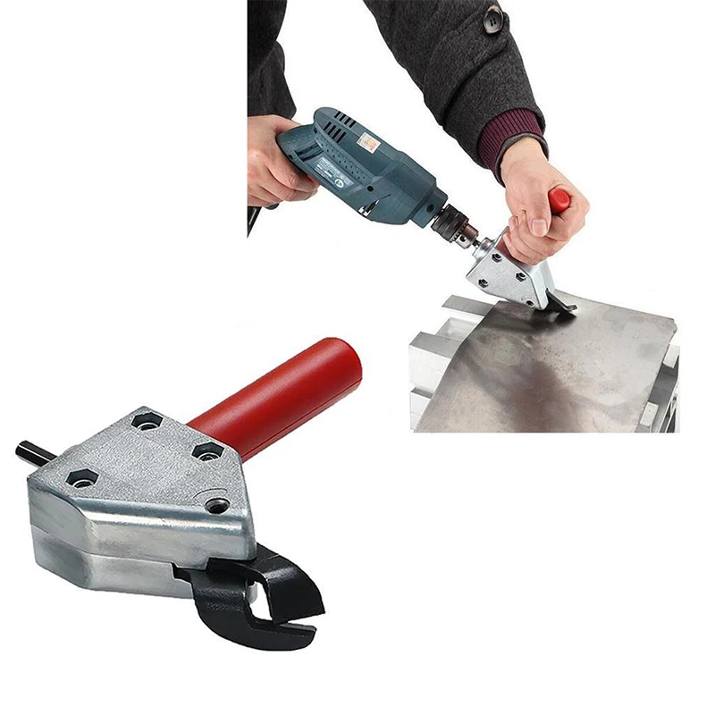 

Metal Aluminium Cutting Sheet Nibbler Saw Cutter Tool Electric Drill Scissors