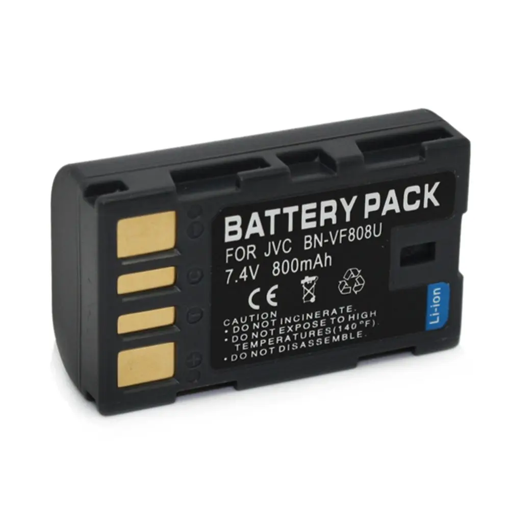 

WHCYonline 800mAh BN-VF808U BNVF808 Camera Battery For JVC GR-D250 GR-DF590 GR-X5 GZ-MG40 GZ-MG50 DSC-E6 DSC-J4 GR-D270 GR-D271