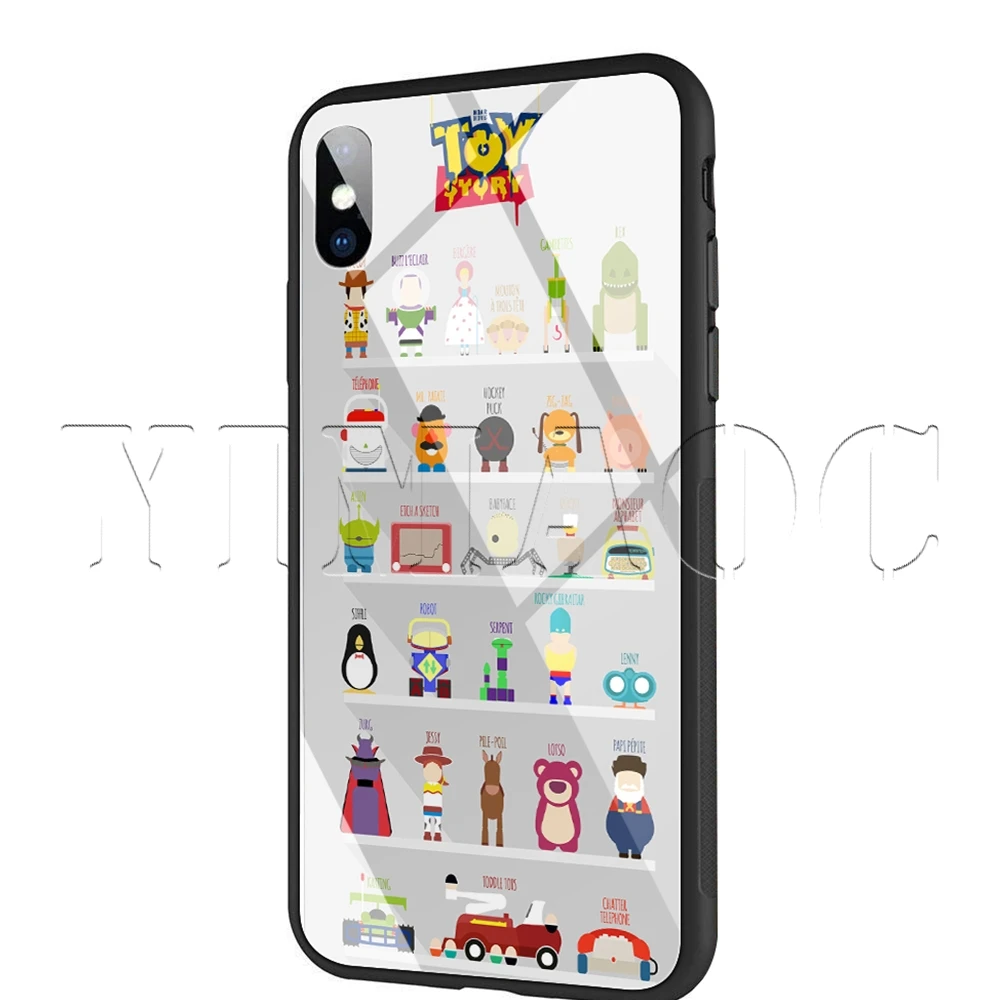 Чехол YIMAOC Toy Story piza Planet из закаленного стекла для iPhone 11 Pro XS MAX XR X 8 7 6 6S Plus - Цвет: TG10