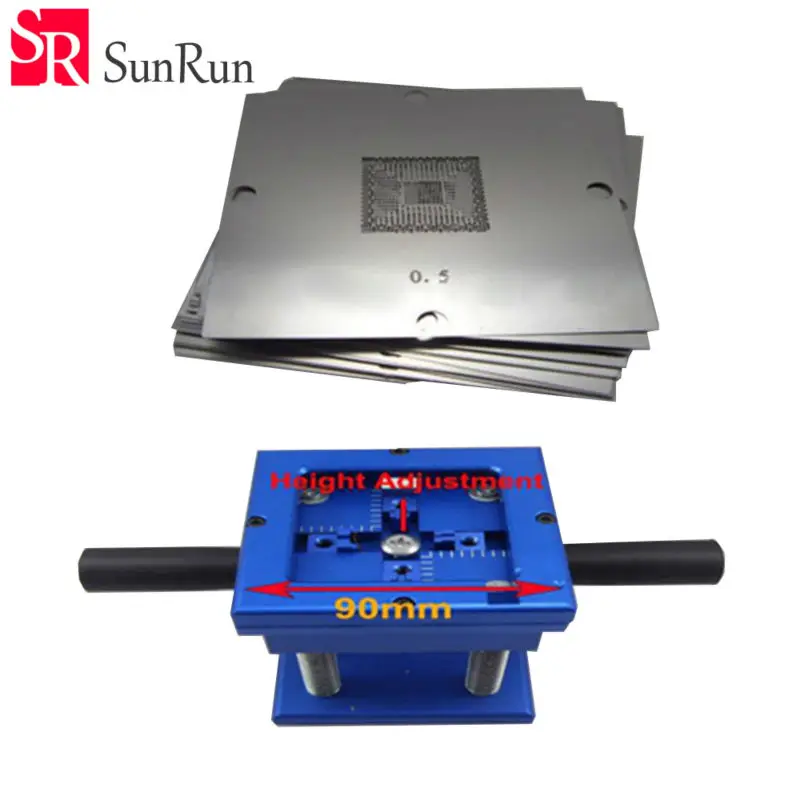 

high quality PS3 90 mm 15 pcs /set Bga Reballing Stencil Tample Kit with free Reball Station