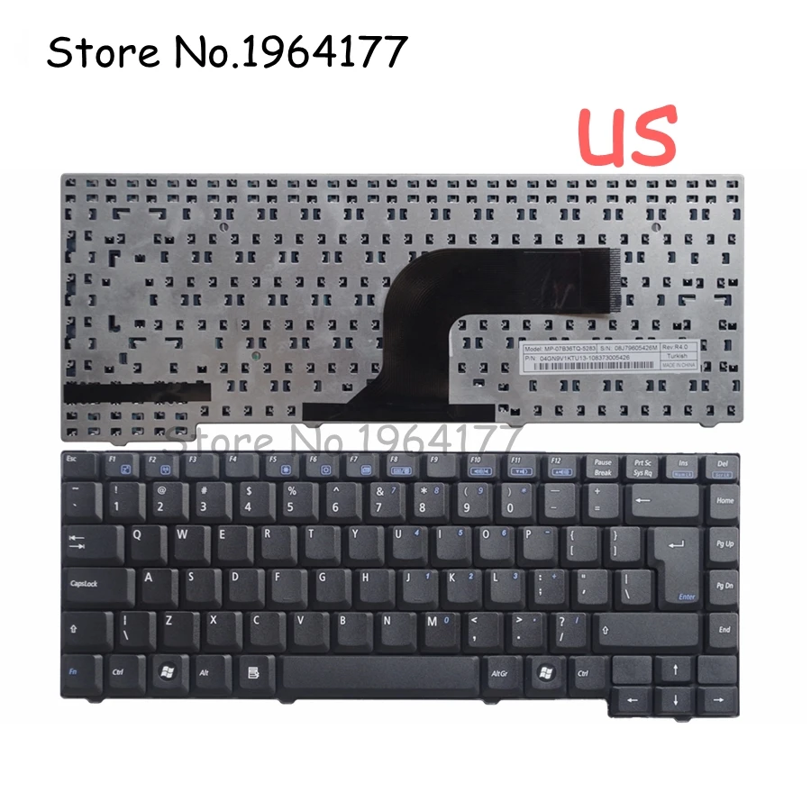 Новая американская Клавиатура для ноутбука ASUS A7M Z91A Z91F Z81F X59 X59SL X59GL X59SR X50 X50C X50V X50R