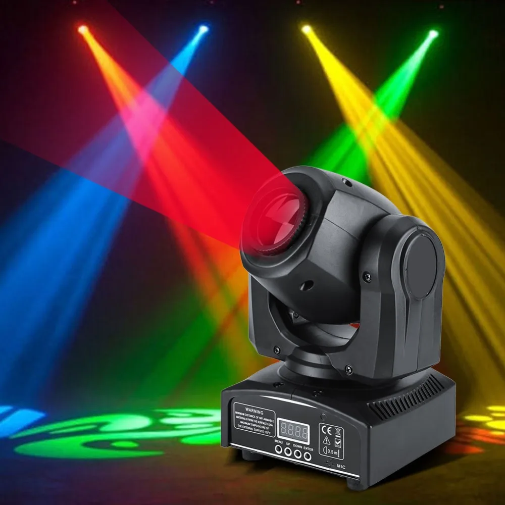 

1pc Stage Light 30W LED Moving Head Stage Light DMX512 Disco Pub Party Effect Lights EU Plug 220~240V